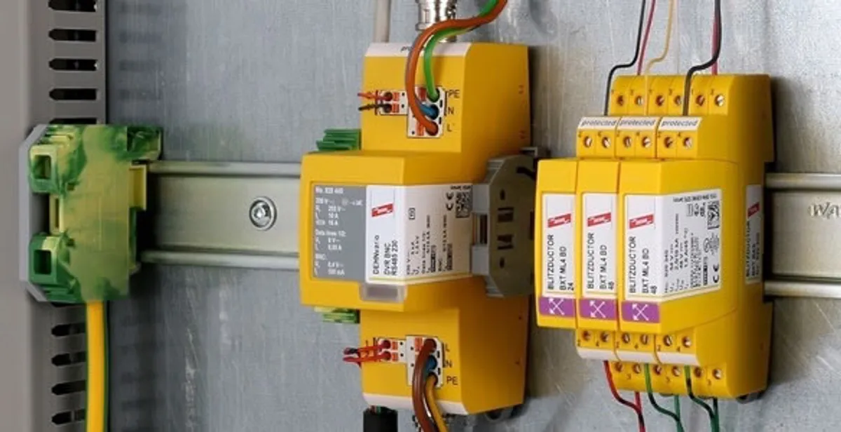 lightning surge protection system with surge suppressors installed by electrical service professionals in Chandler, AZ