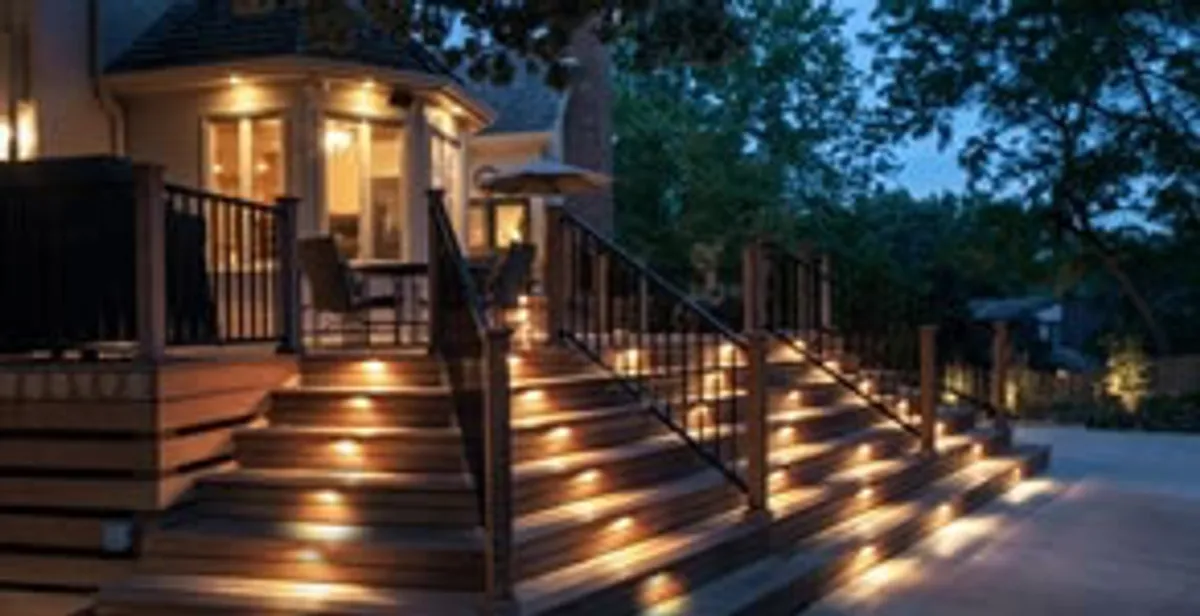 Residential electrician installing outdoor lighting for home safety in Chandler, AZ
